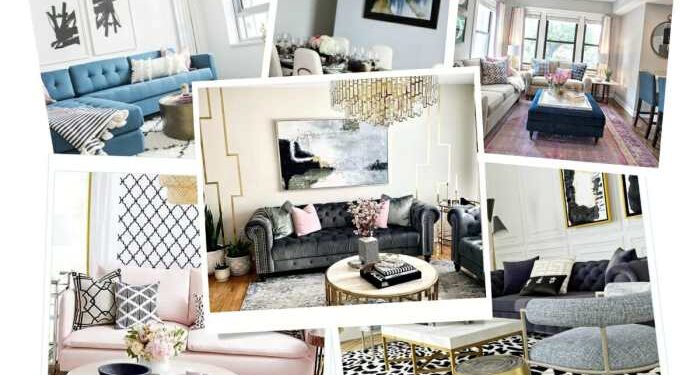 Before and After: Glam Global Style Interior Design - Decorilla Online ...