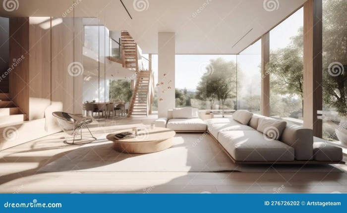 Minimalist Interior Design with a Focus on Natural Light and Air Flow ...