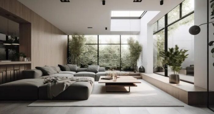 Minimalist Interior Design with a Focus on Natural Light and Air Flow ...